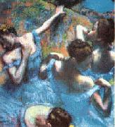Edgar Degas Danseuses Bleues oil on canvas